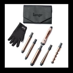 L'ange Blush Pink Le Cinq 5 Piece Curling Iron Wand Set